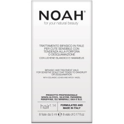 1.14. Biphasic Hair Treatment Vials Serums jutīgai, zvīņainai ādai 8x5 ml